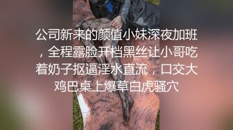 公司新来的颜值小妹深夜加班，全程露脸开档黑丝让小哥吃着奶子抠逼淫水直流，口交大鸡巴桌上爆草白虎骚穴