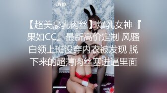 【超美豪乳肉丝】爆乳女神『果如CC』最新高价定制 风骚白领上班没穿内衣被发现 脱下来的超薄肉丝塞进逼里面