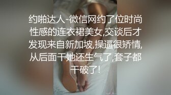 约啪达人-微信网约了位时尚性感的连衣裙美女,交谈后才发现来自新加坡,操逼很矫情,从后面干她还生气了,套子都干破了!